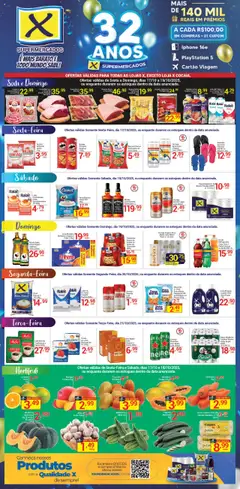 Pré-visualização X Supermercados - Ofertas da semana  válida a partir de 17/10/2025