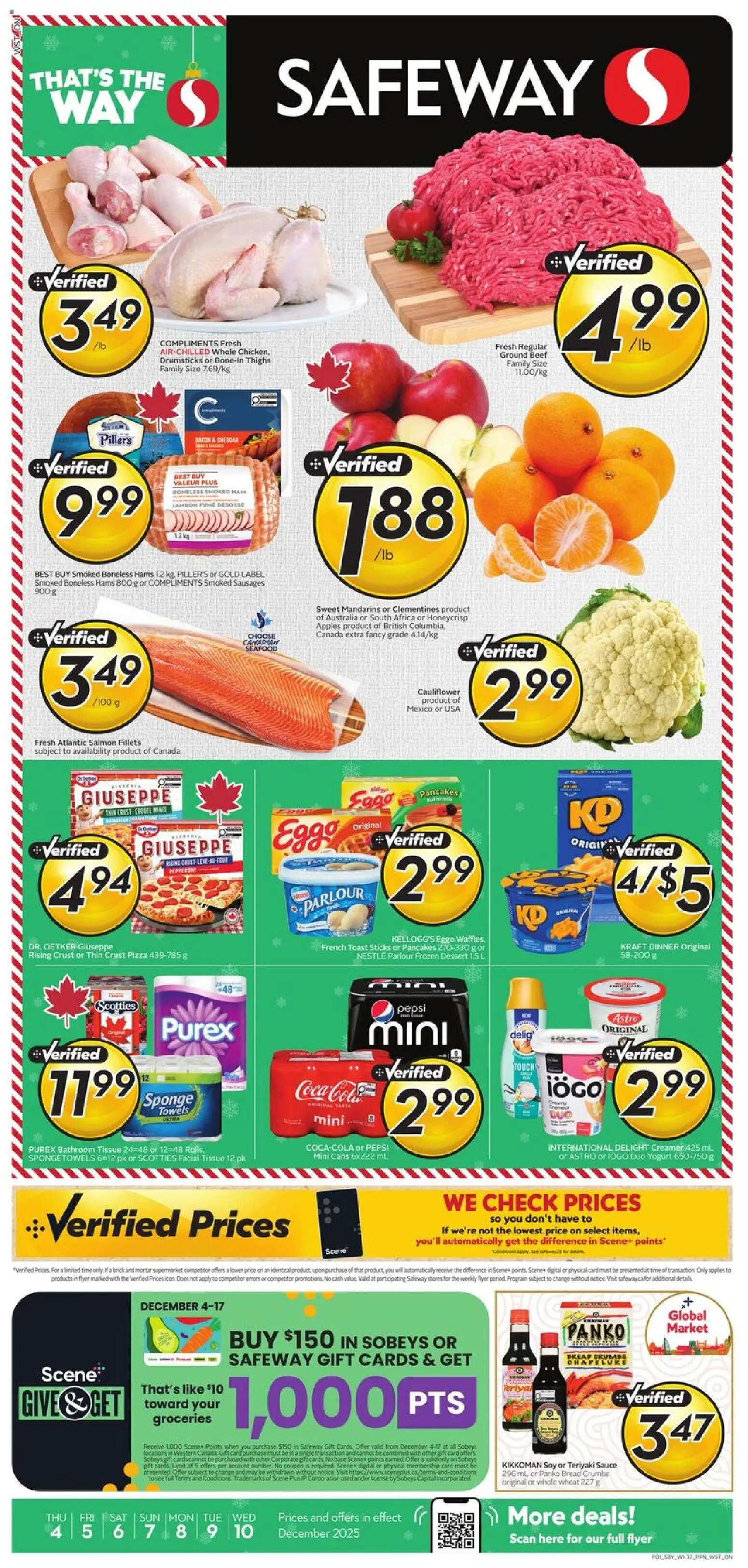 Safeway weekly flyer / circulaire - page 1- valid from Dec 4, 2025