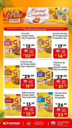 Pré-visualização Semar Supermercado - Ofertas Especial Congelados válida a partir de 13/01/2026