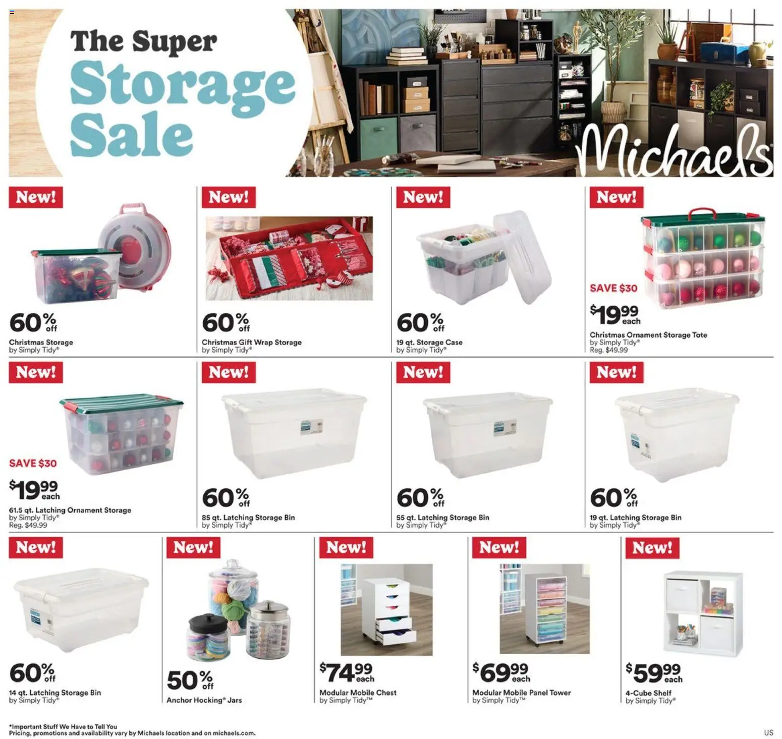 Michaels Weekly Ad - page 1- valid from 01/11/2026