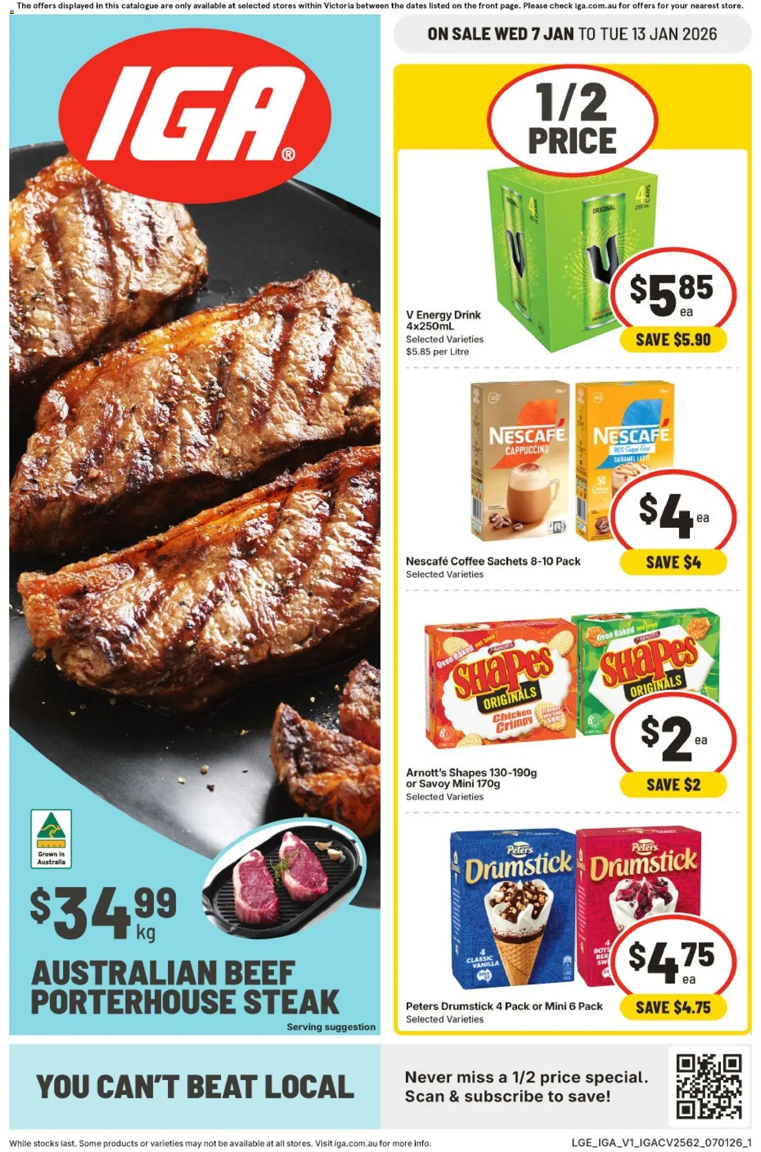 IGA  Catalogue  - page 1- valid from 07/01/2026