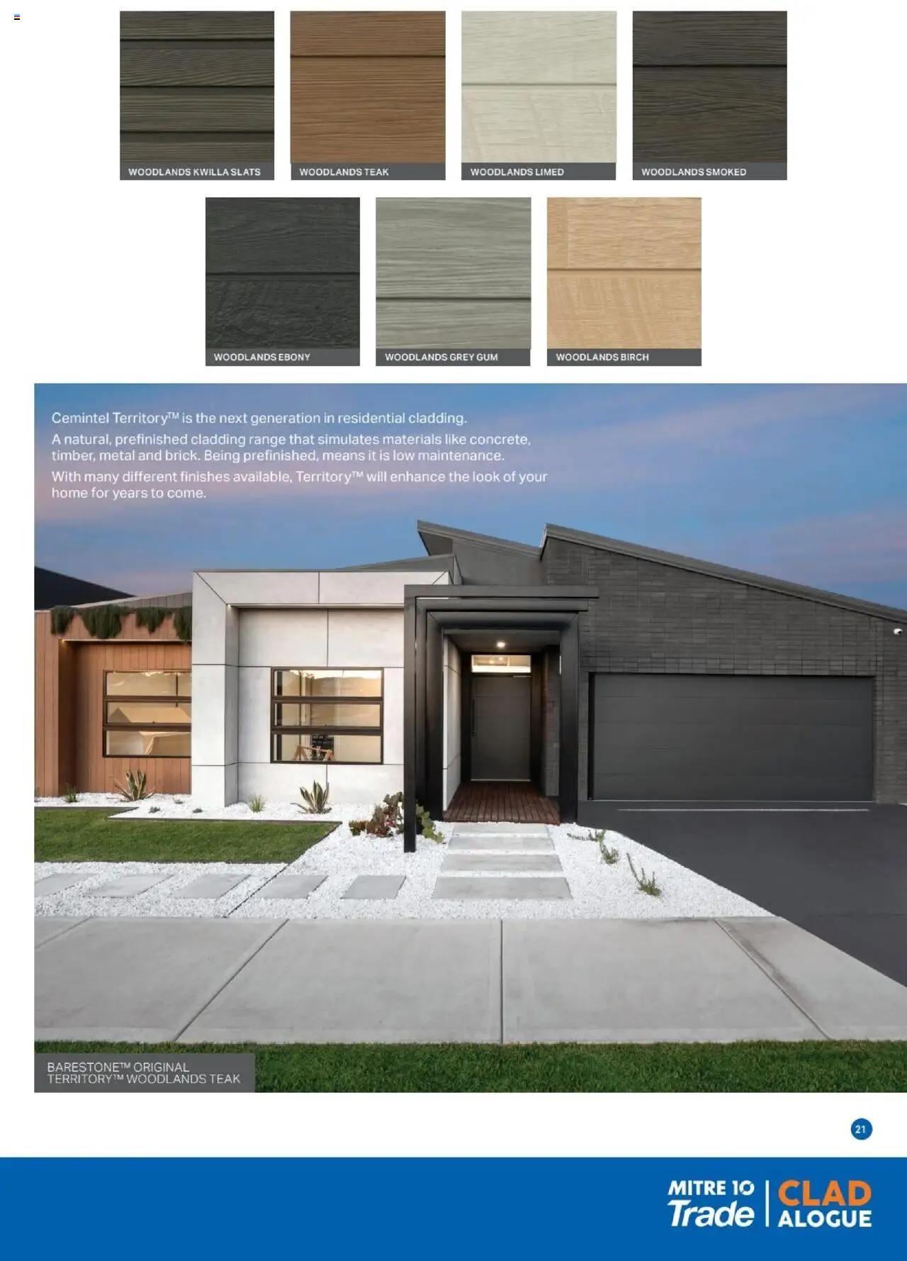 Mitre 10 - Cladalogue E-Selection Guide 2025 - page 21- valid from 27/06/2025