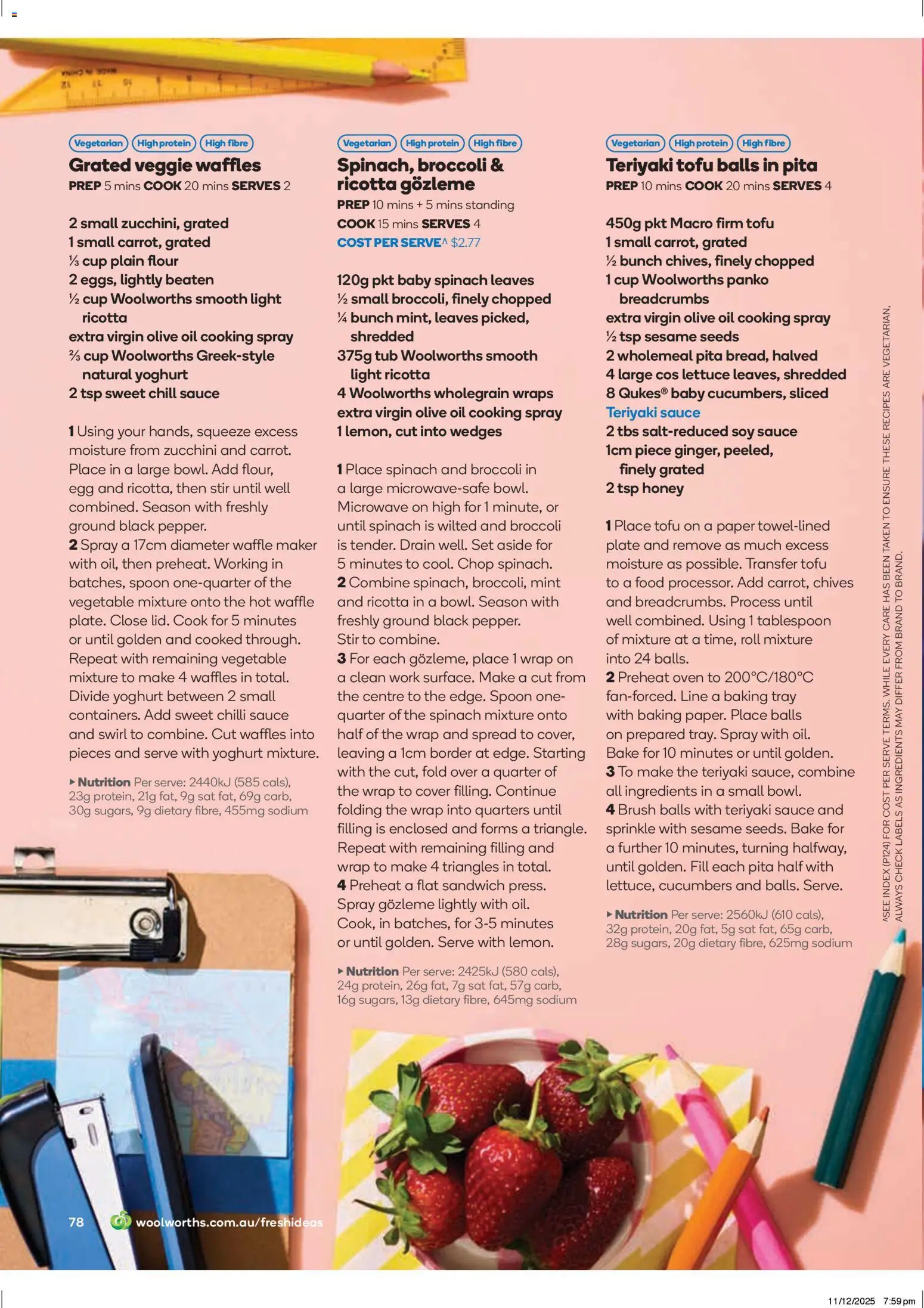 Woolworths Fresh Ideas Magazine - page 78- valid from 14/01/2026