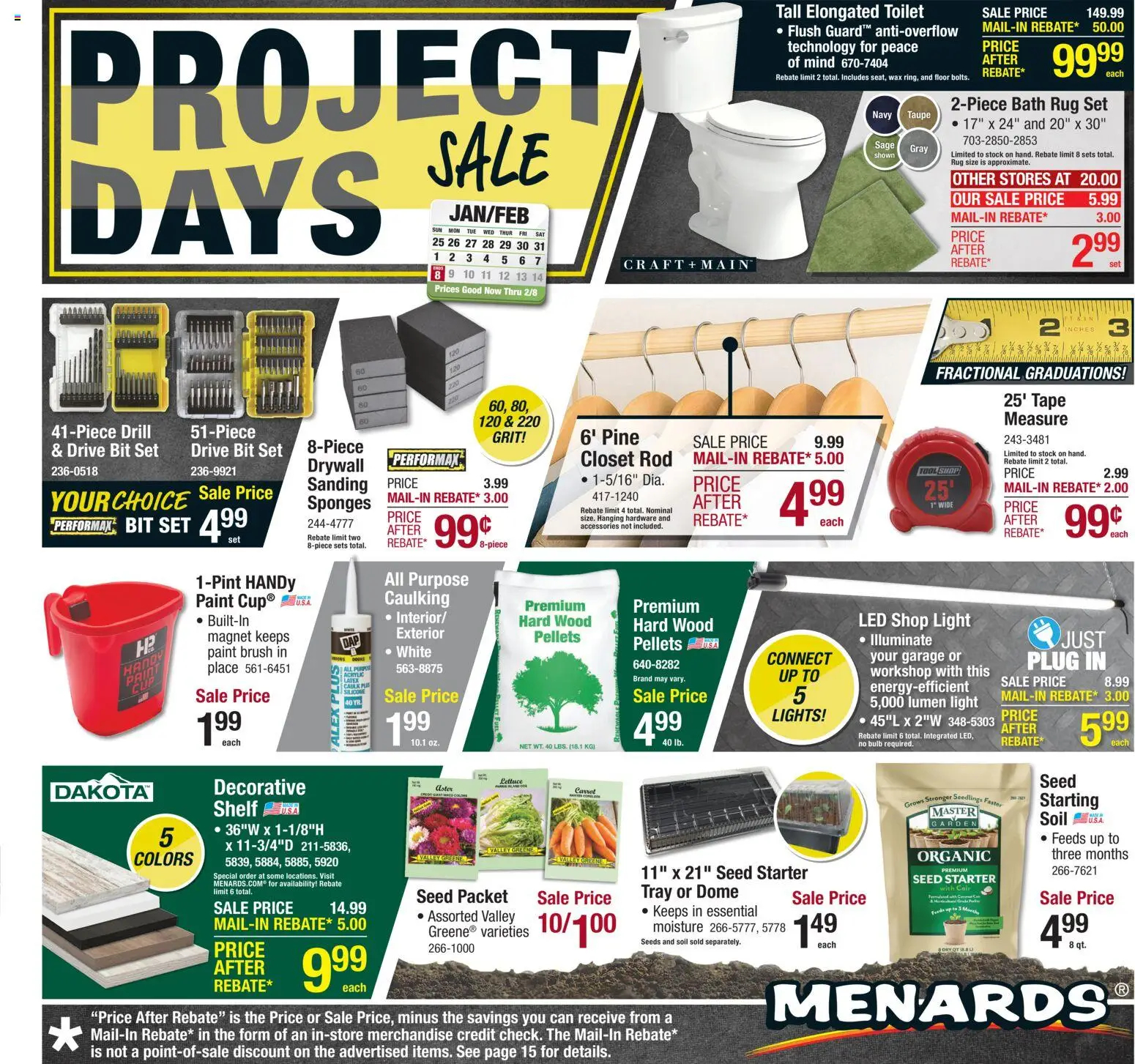 Menards - Weekly Ad - page 1- valid from 01/25/2026
