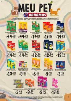Pré-visualização Bahamas Supermercados - Ofertas Meu Pet válida a partir de 16/10/2025
