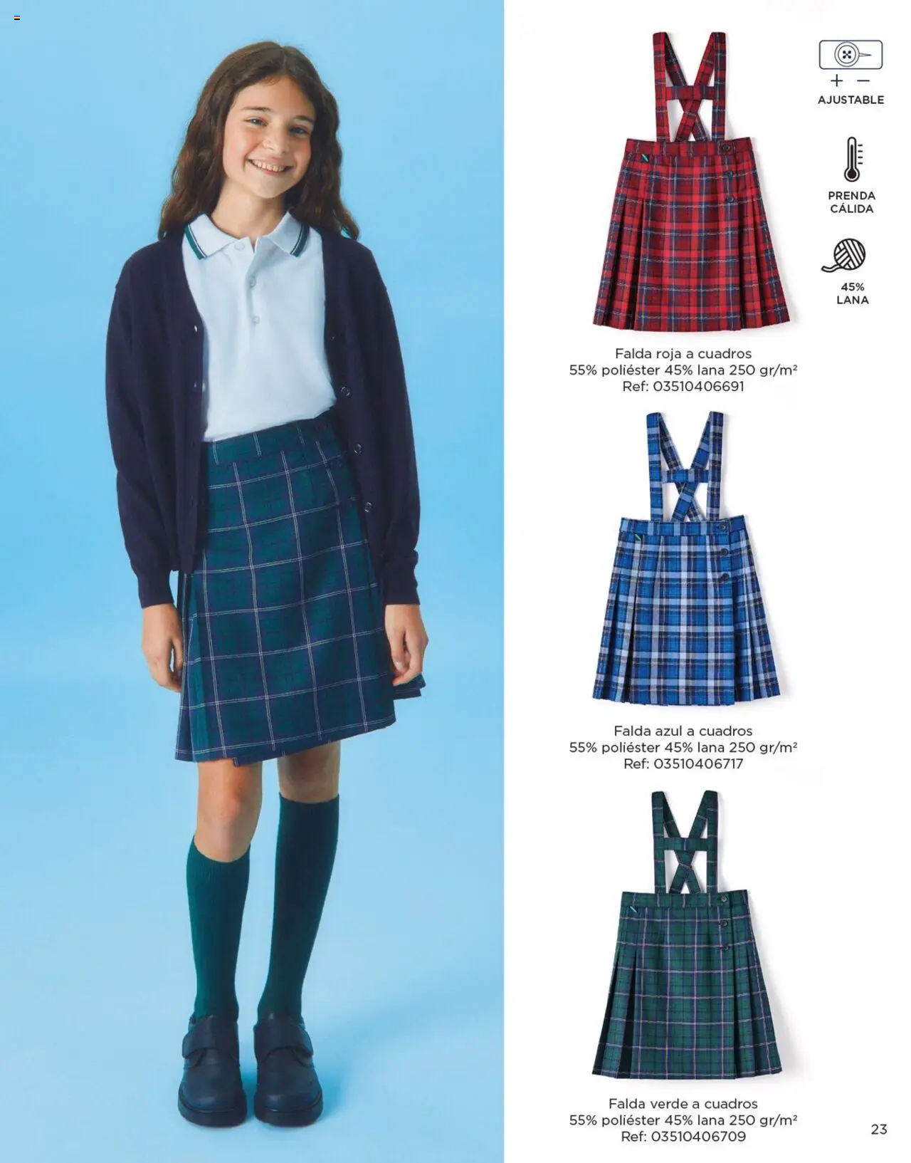 El Corte Inglés catálogo Colección Uniformes 2024 - página 23- válido desde 04/04/2025