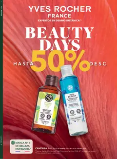 Yves Rocher campaña 1 2026 válido desde 30/12/2025