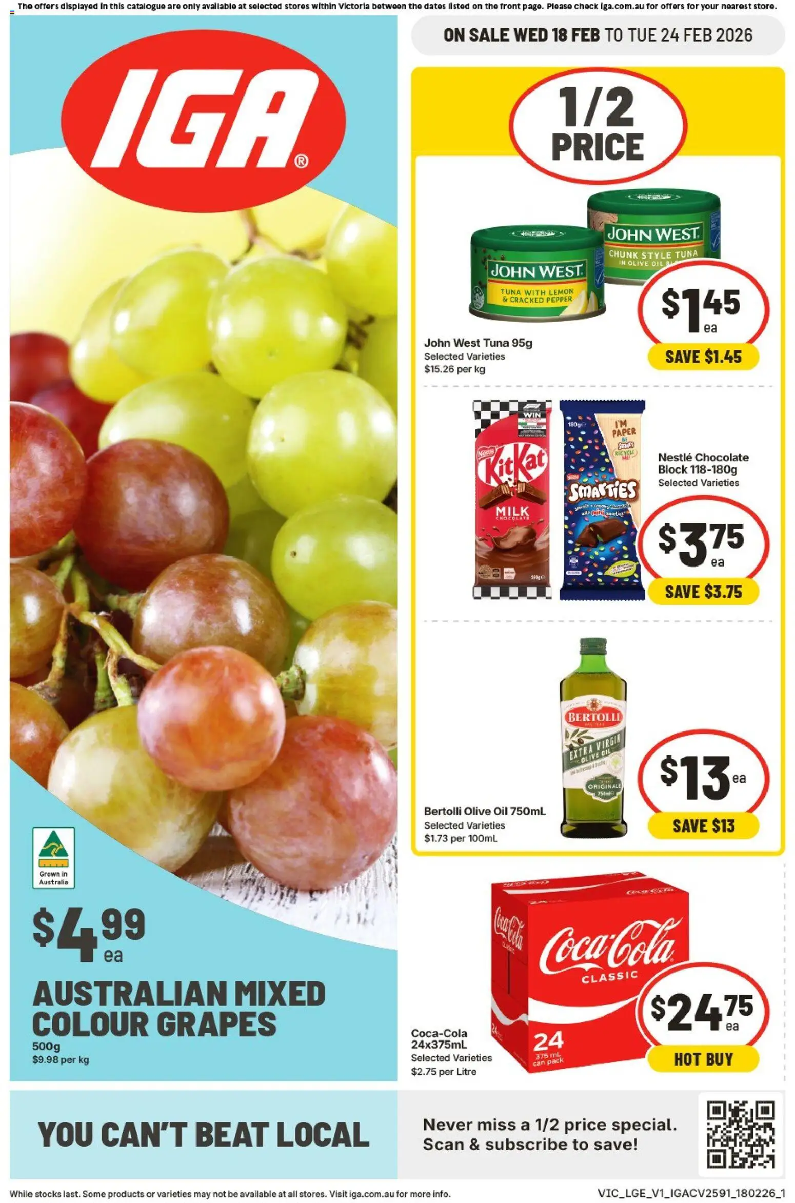 IGA Catalogue  - page 1- valid from 18/02/2026