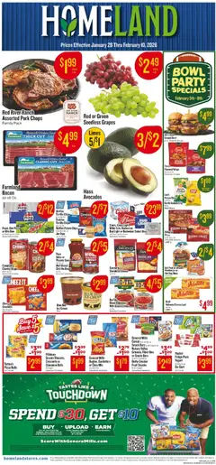 Preview Homeland Weekly Ad valid from 01/28/2026