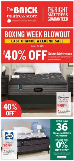 Preview The Brick - Brick Mattress Store valid from Dec 30, 2025