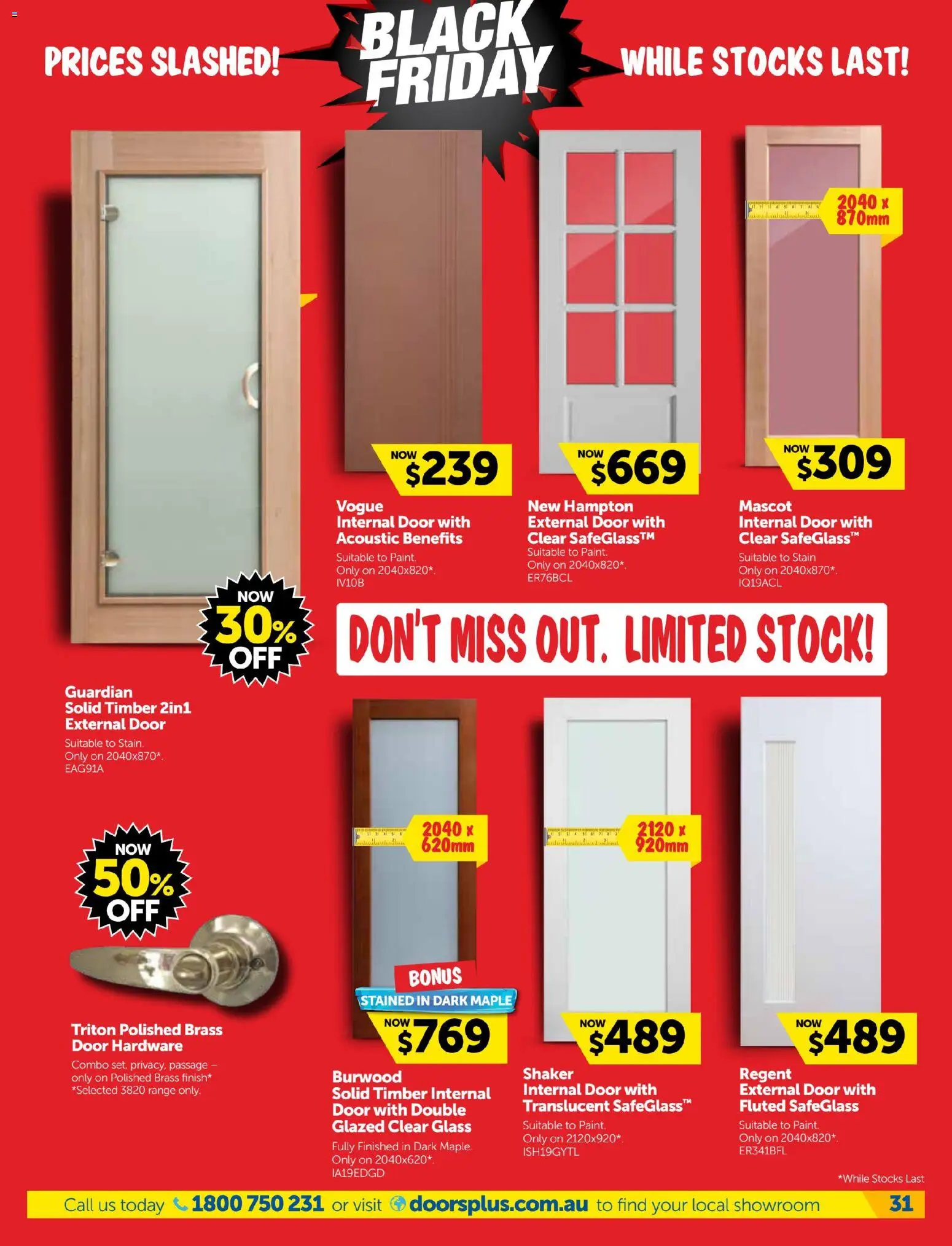 Doors Plus Black Friday - page 31- valid from 01/11/2025