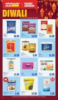 Preview Wholesale Club flyer - Diwali valid from Oct 9, 2025