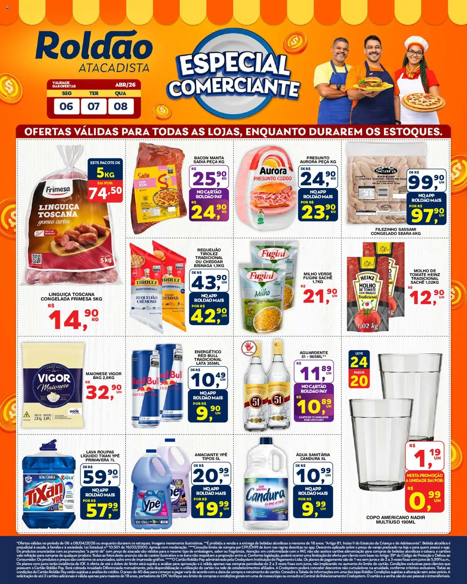 Roldão ofertas Segunda Comerciante - página 1- válido a partir de 06/04/2026

