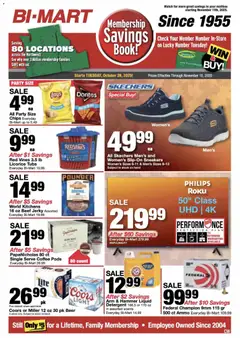 Preview Bi-Mart Weekly Ad valid from 10/28/2025