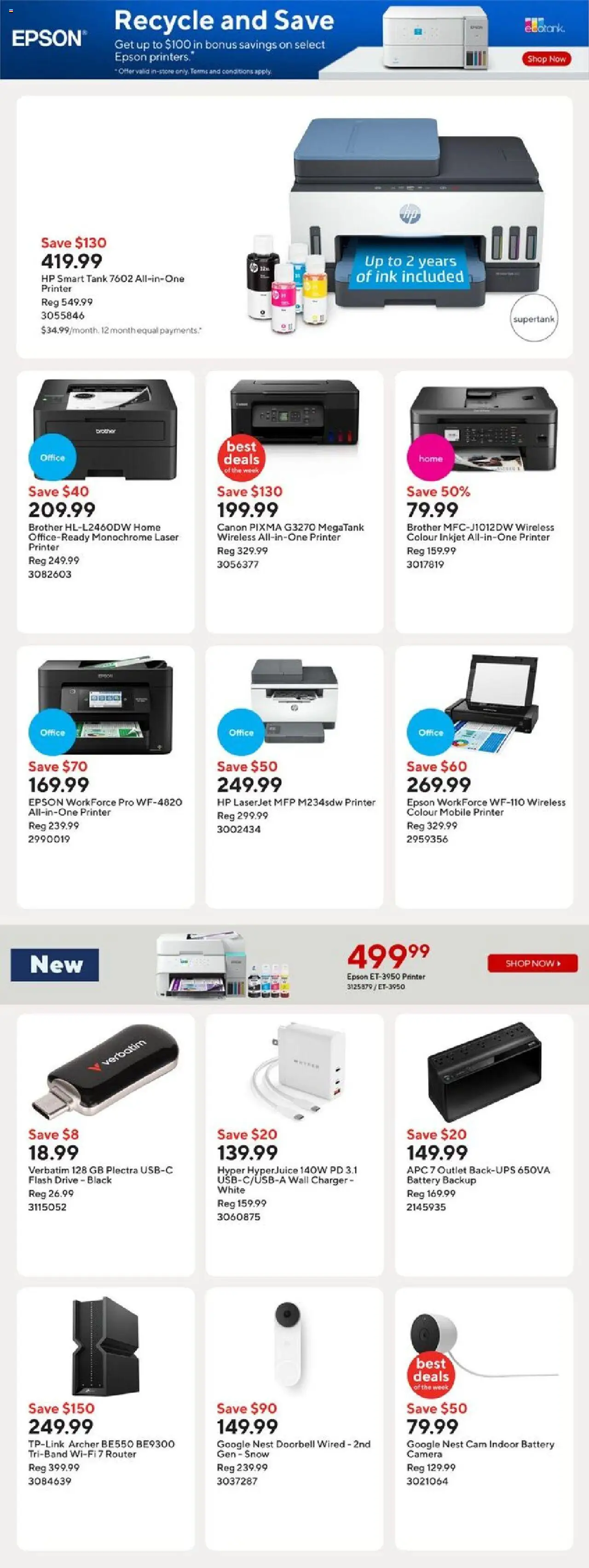 Staples weekly flyer / circulaire - page 11- valid from Jul 18, 2025