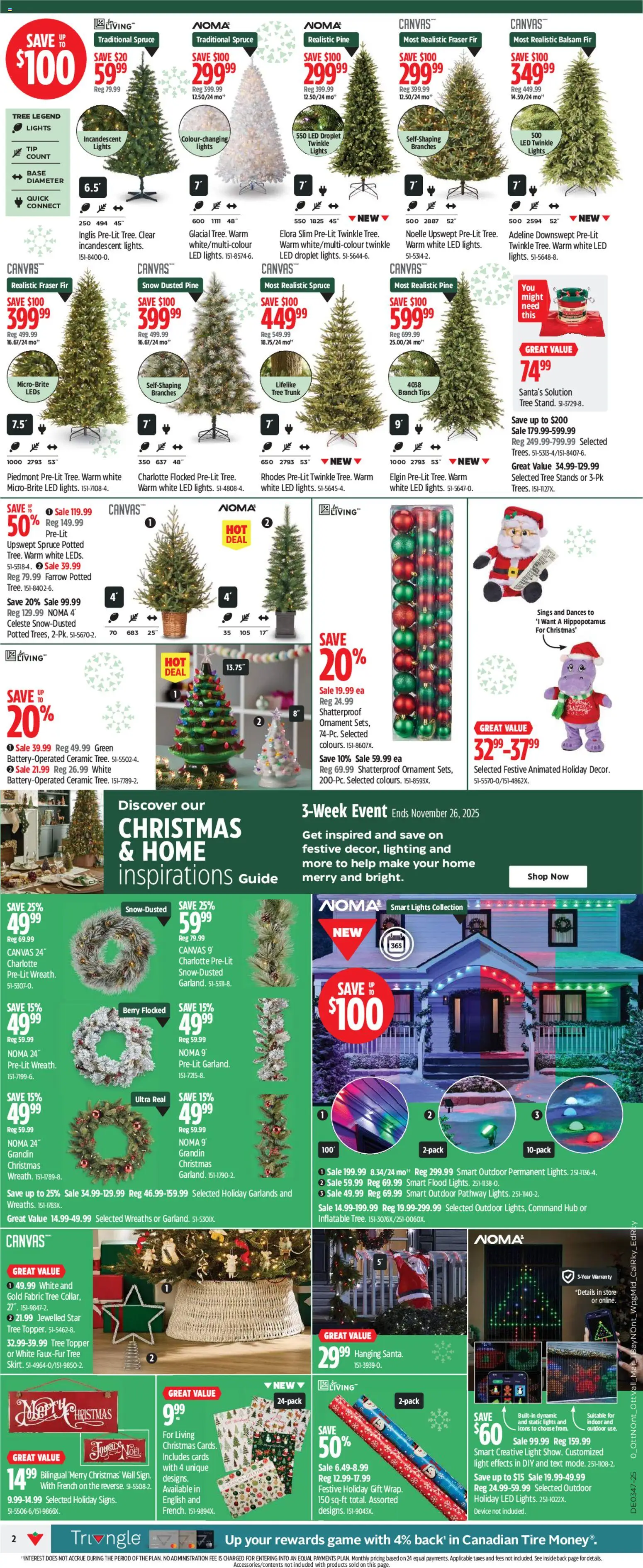 Canadian Tire weekly flyer - page 2- valid from Nov 13, 2025