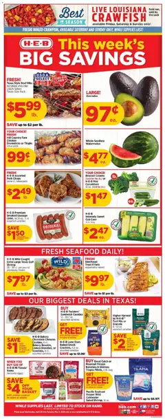 Preview H-E-B Weekly Ad valid from 04/29/2026
