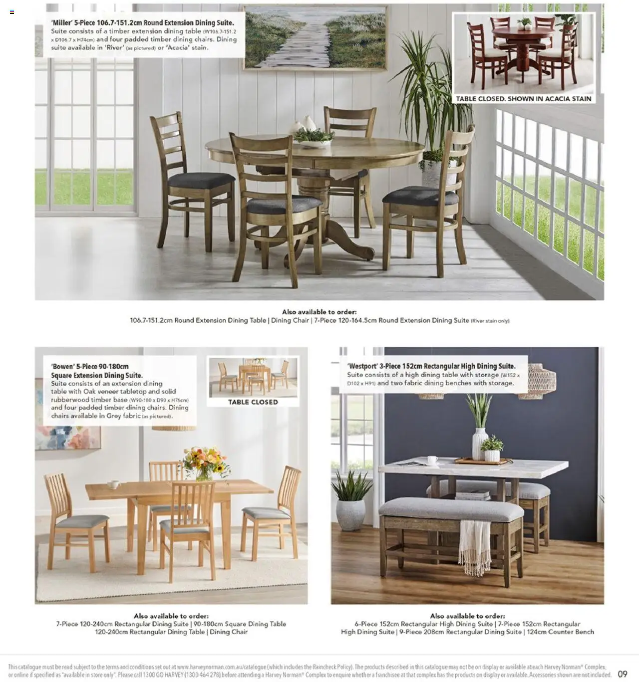 Harvey Norman - HOME – Distinct Style Dining Collections - page 9- valid from 15/07/2025