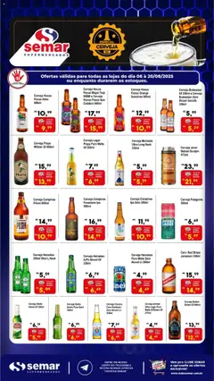 Pré-visualização Semar Supermercado - Ofertas Especial Paizão válida a partir de 06/08/2025