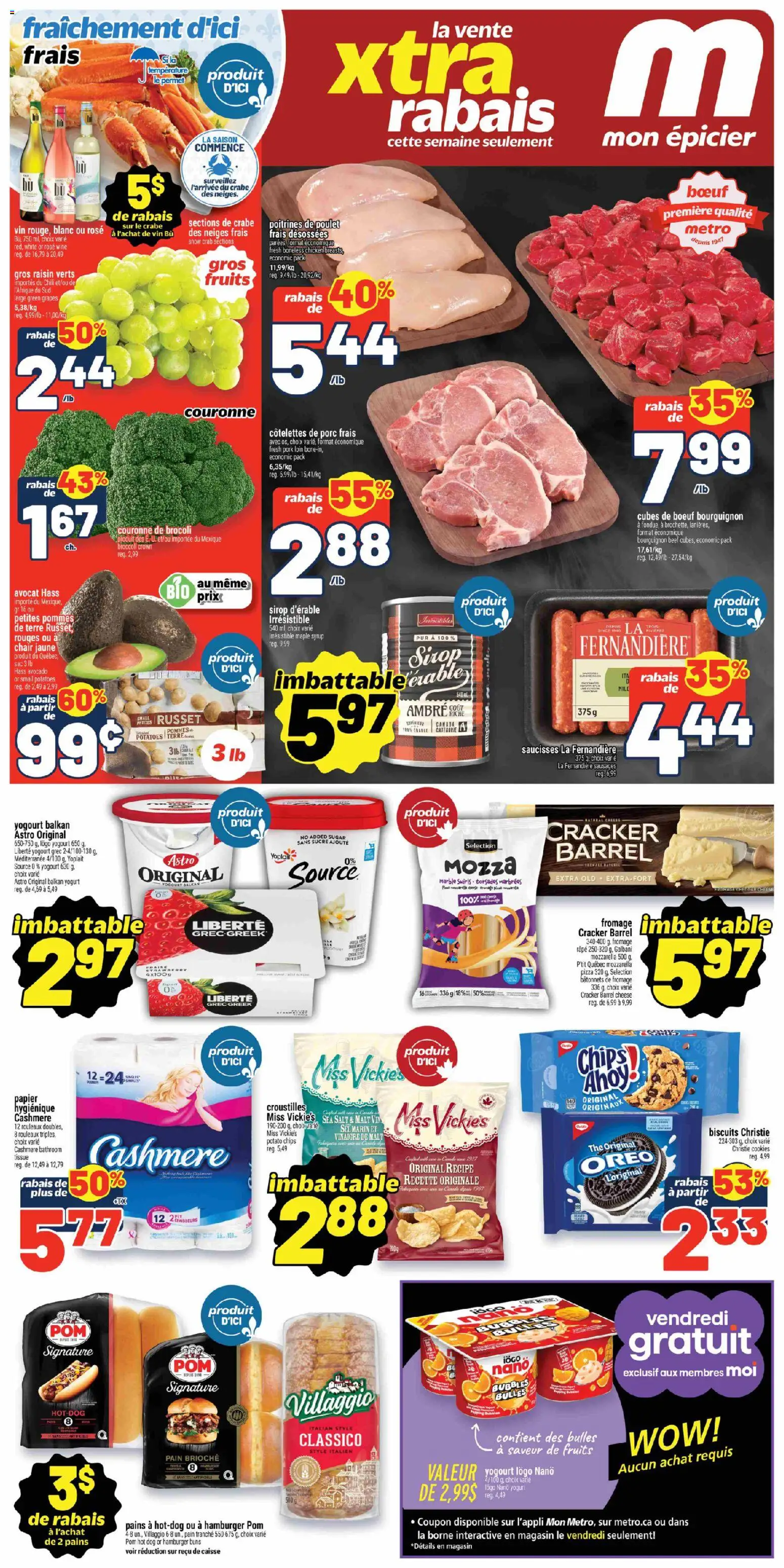 Metro weekly flyer / circulaire - page 1- valid from Apr 9, 2026