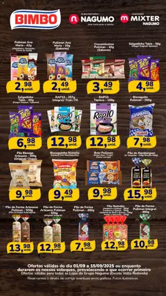 Pré-visualização Nagumo - Ofertas Bimbo válida a partir de 01/09/2025