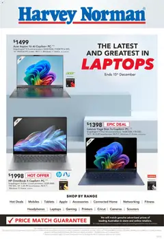 Harvey Norman catalogue preview - valid from 05/12/2025