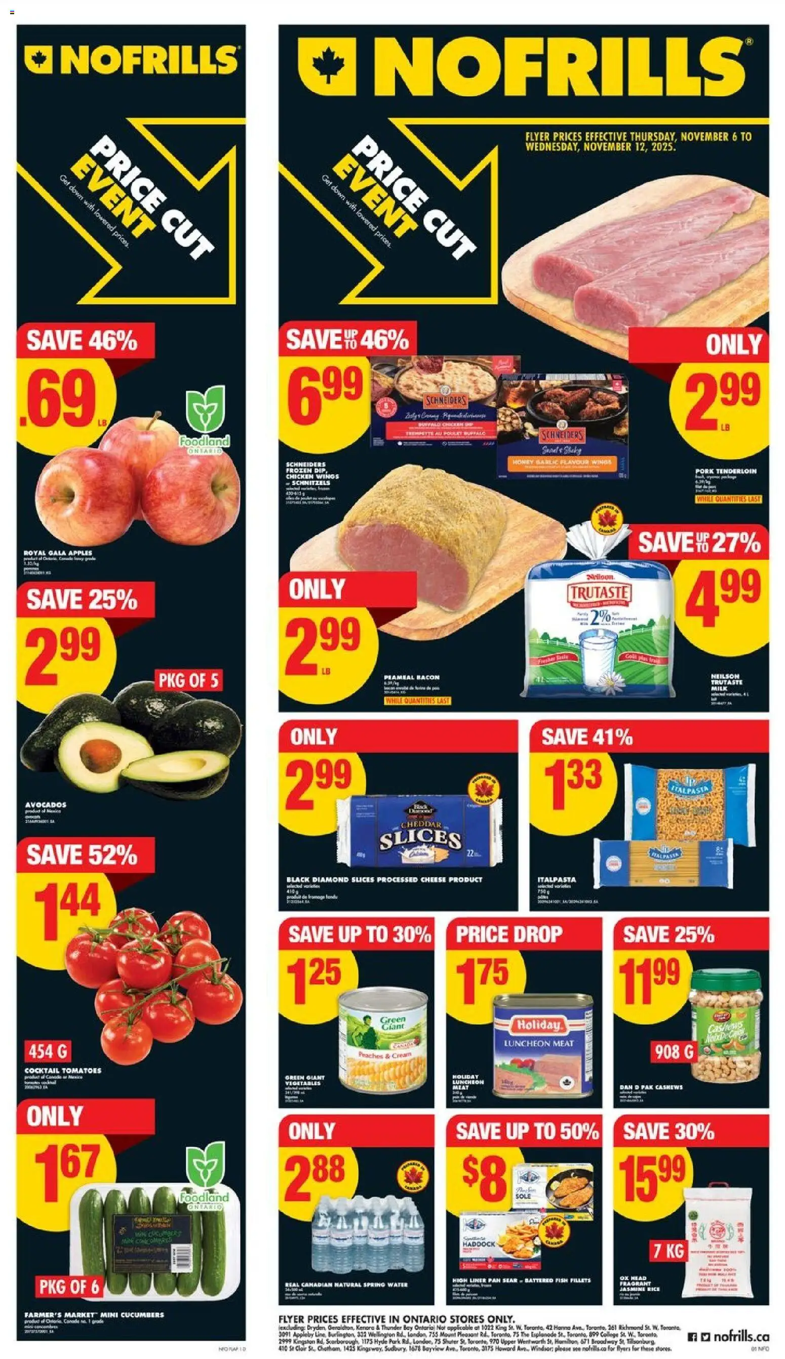 No Frills weekly flyer / circulaire - page 1- valid from Nov 6, 2025