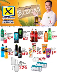 Pré-visualização X Supermercados - Ofertas Festival de Bebidas válida a partir de 08/01/2026