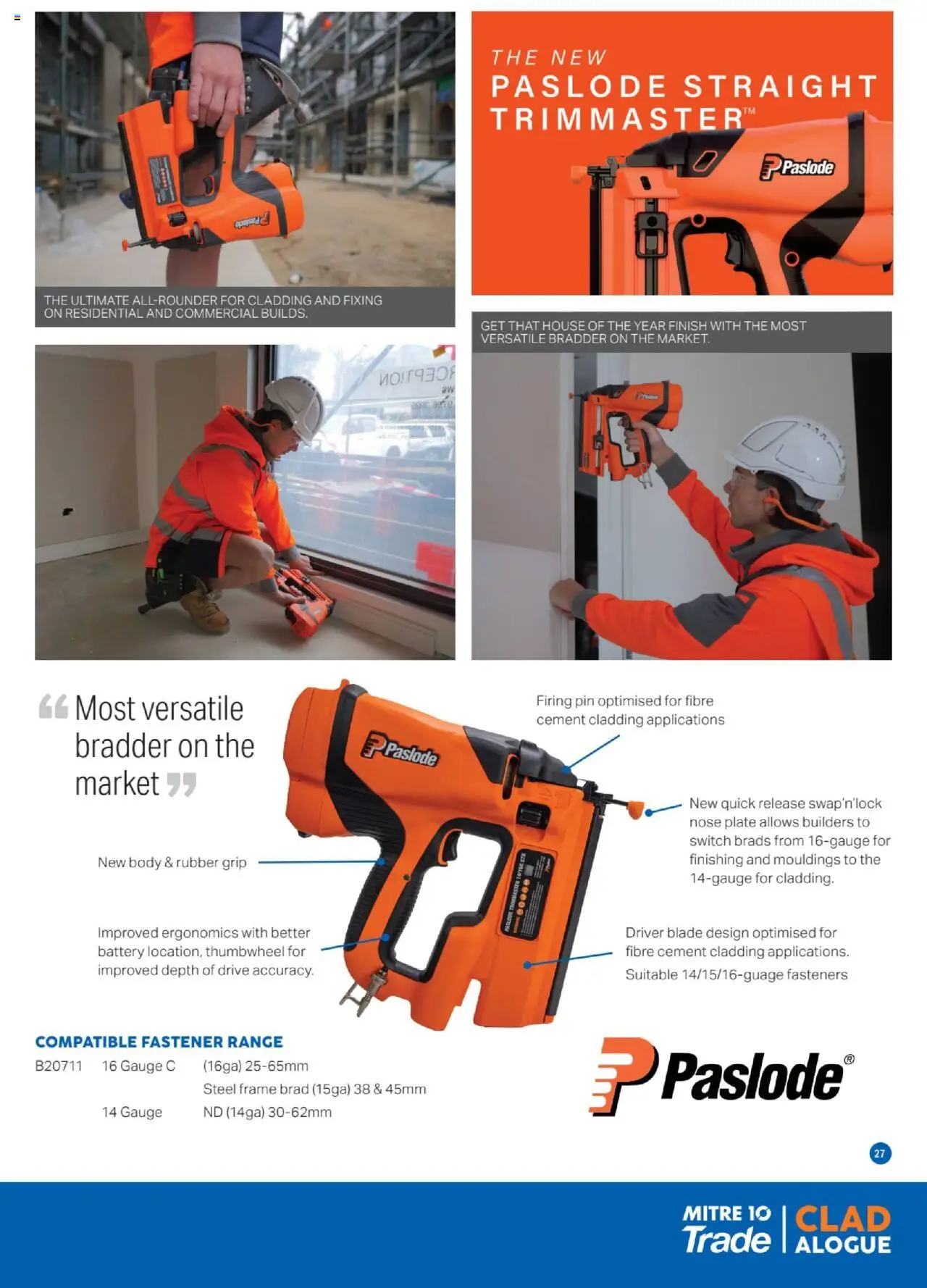 Mitre 10 - Cladalogue E-Selection Guide 2025 - page 27- valid from 27/06/2025