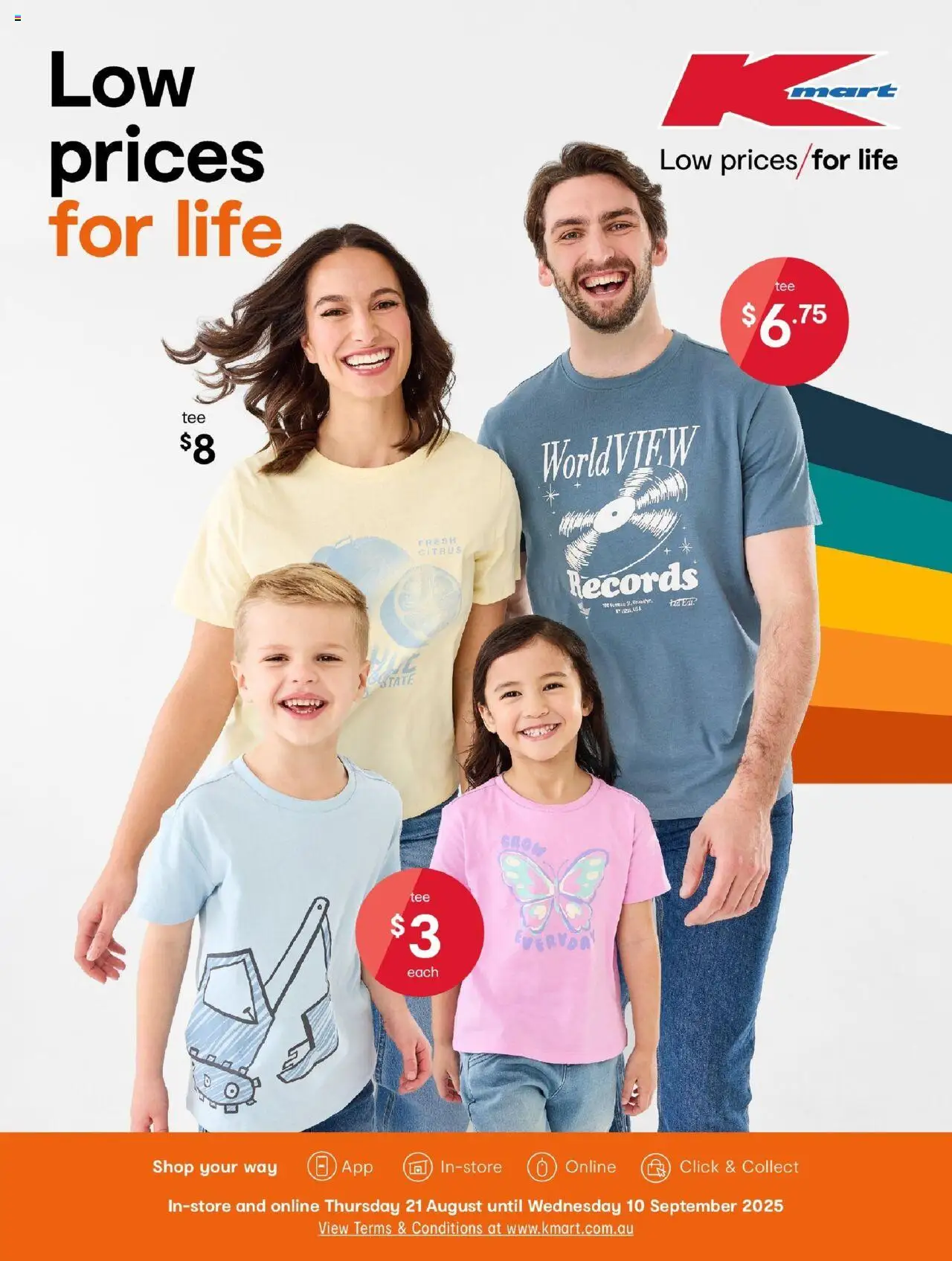 Kmart Catalogue  - page 1- valid from 21/08/2025