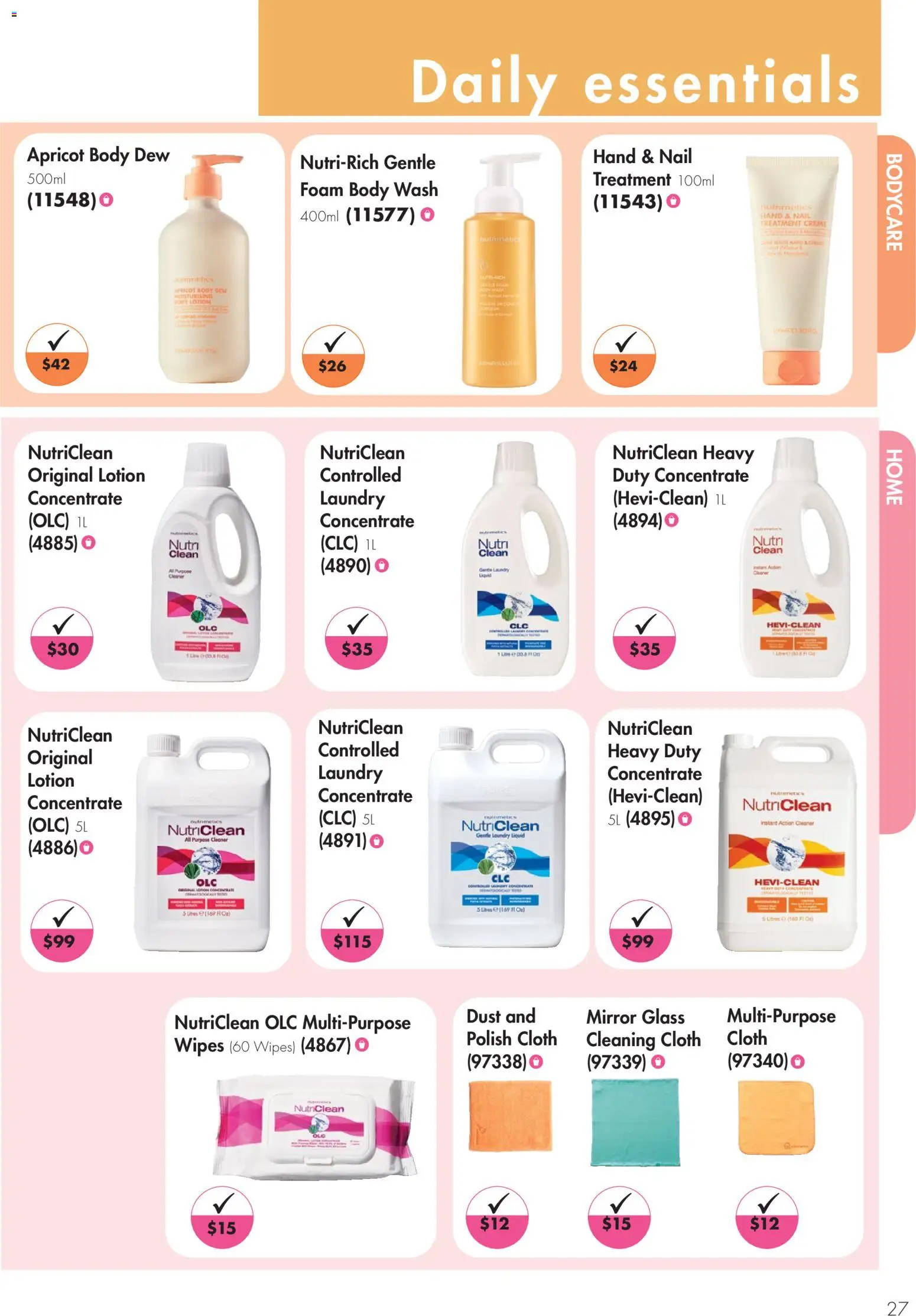 Nutrimetics Catalogue Every day confidence - page 27- valid from 26/03/2026