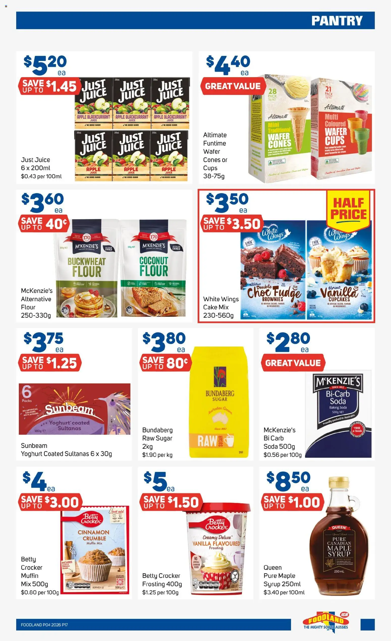 Foodland  Catalogue  - page 17- valid from 21/01/2026