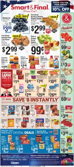 Preview Smart & Final Weekly Ad valid from 11/05/2025