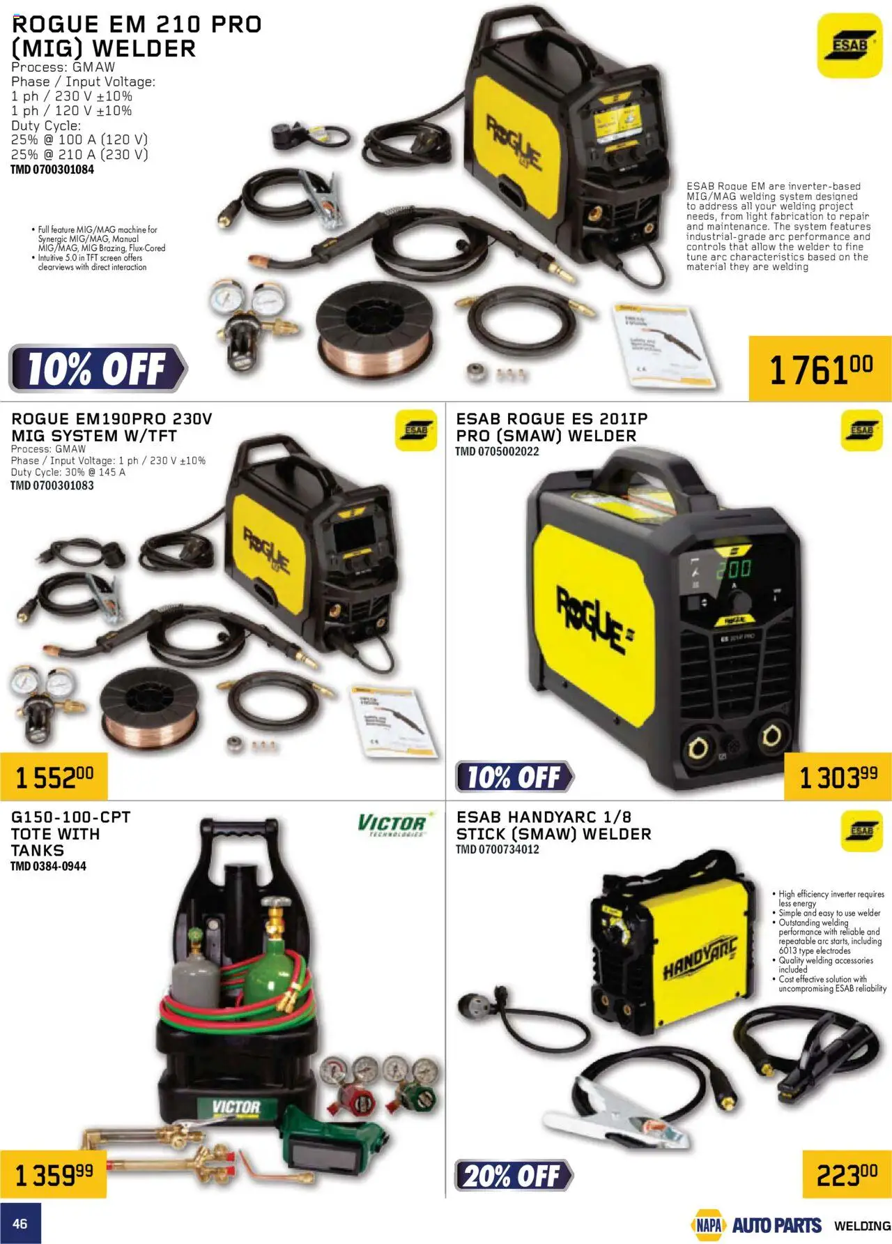 NAPA Auto Parts - Real Deals - page 46- valid from Oct 1, 2025