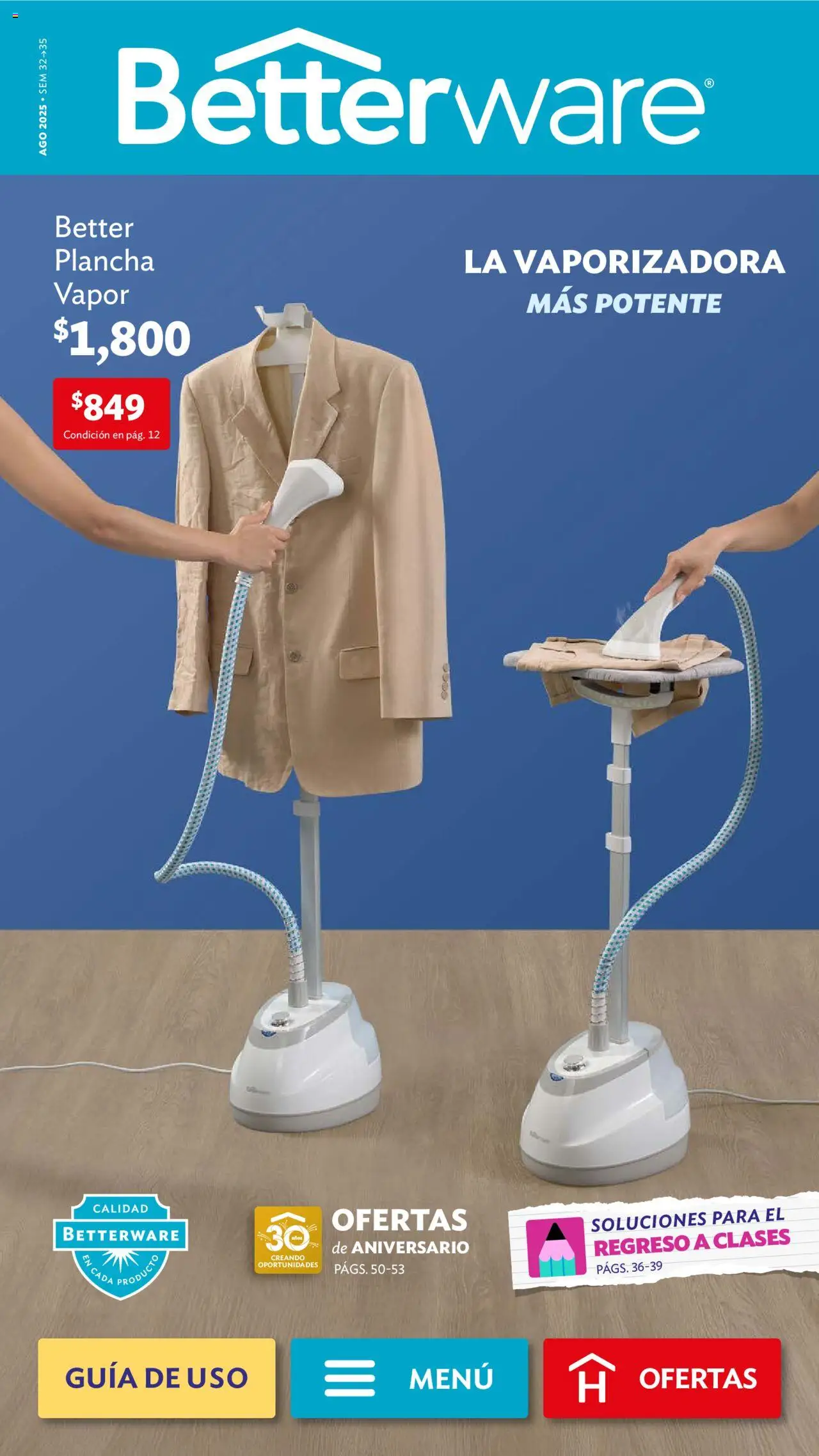 Betterware - Campaña 8 2025 - página 1- válido desde 04/08/2025