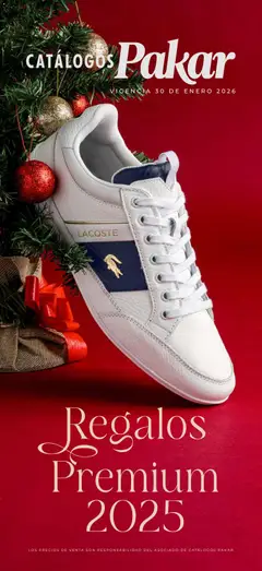 SC Pakar catálogo Regalos Premium válido desde 14/11/2025