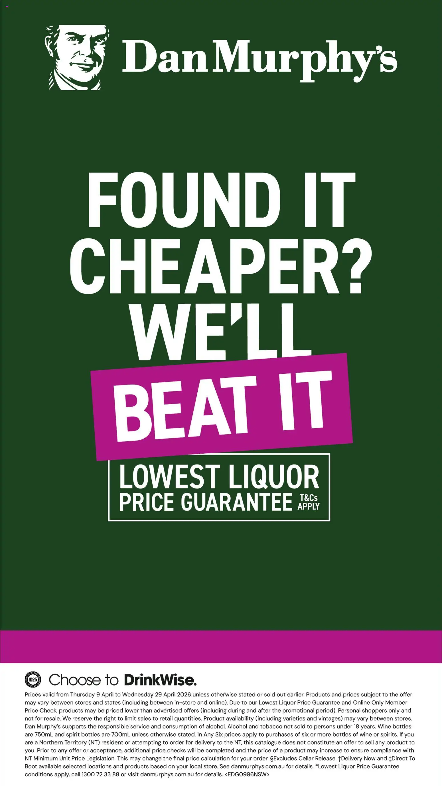 Dan Murphy's catalogue - page 31- valid from 09/04/2026