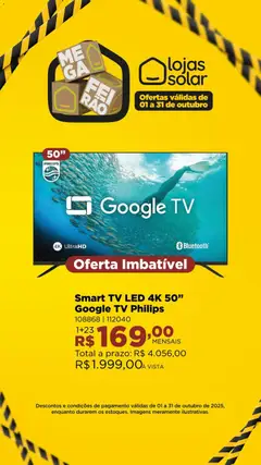 Pré-visualização Lojas Solar - Ofertas atuais válida a partir de 01/10/2025