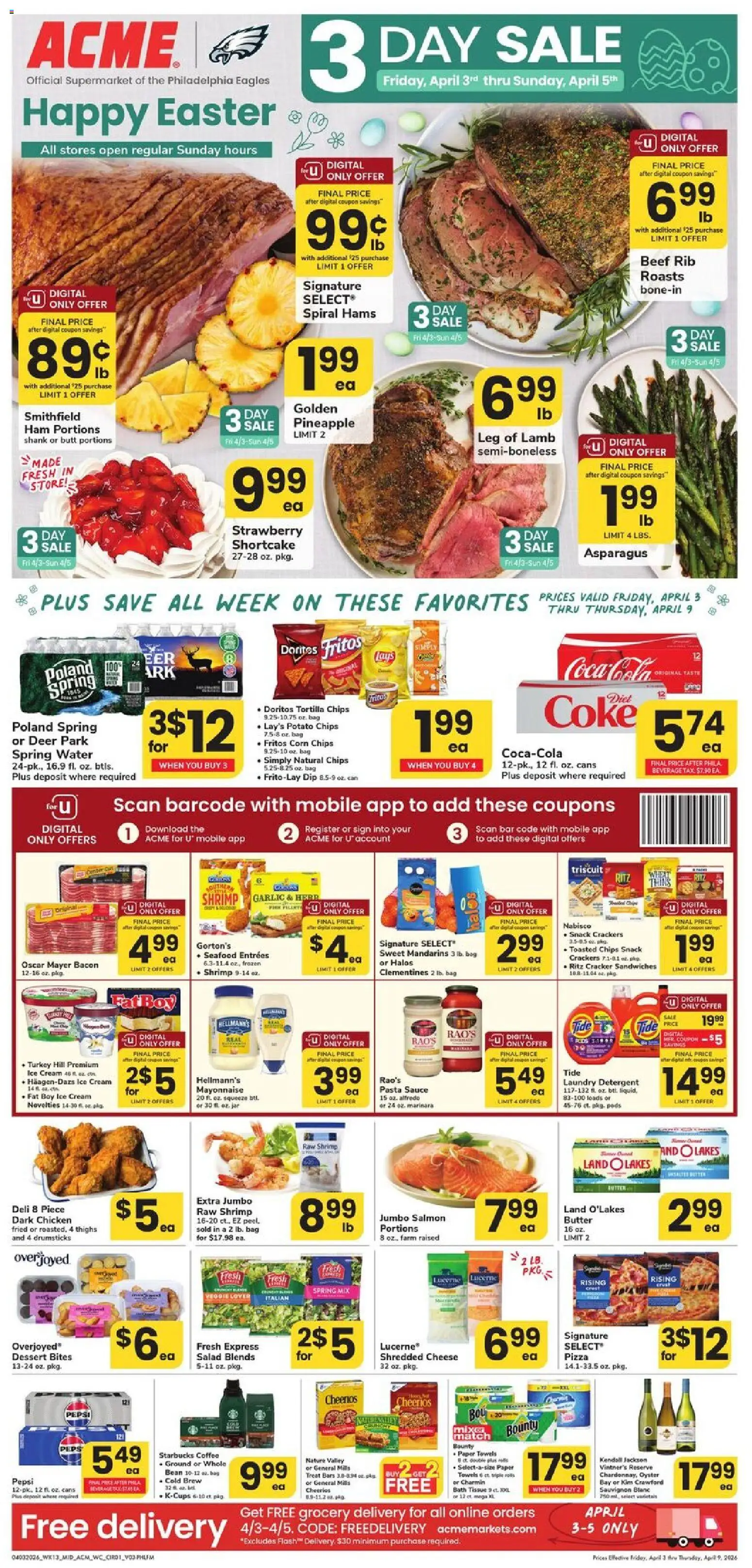 Acme Weekly Ad - page 1- valid from 04/03/2026