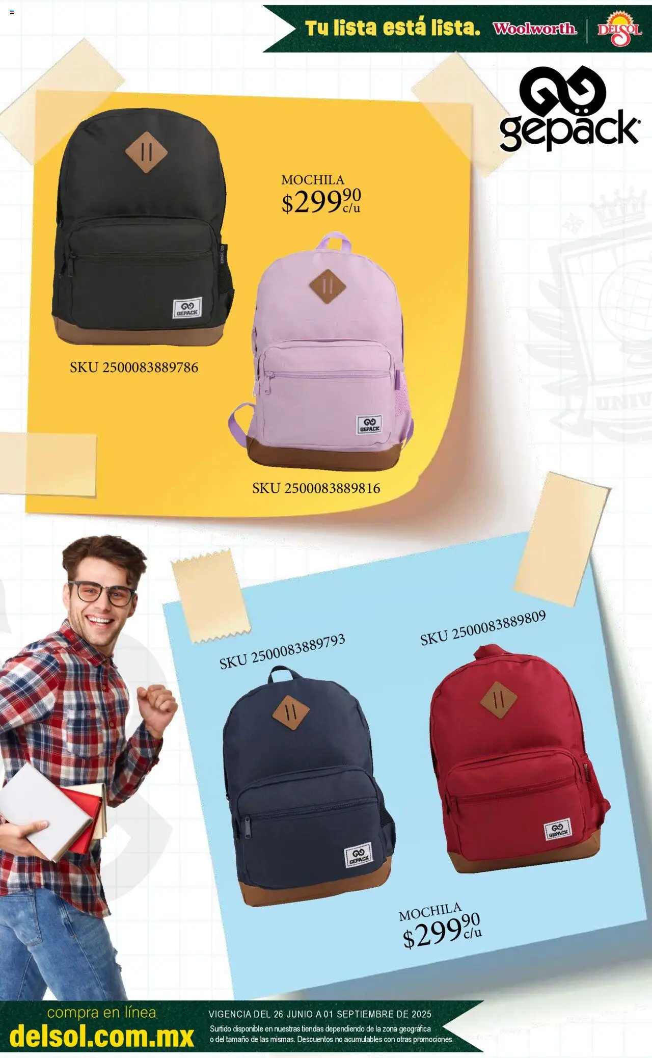 Del Sol y Woolworth catálogo Toda Tu Lista Está Lista En Tiendas - página 58- válido desde 26/06/2025