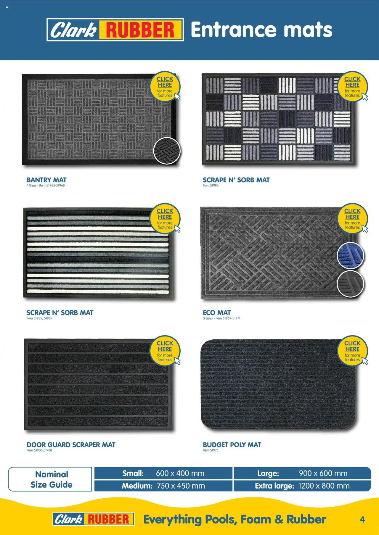 Clark Rubber Matting Look Book - page 4- valid from 05/05/2025