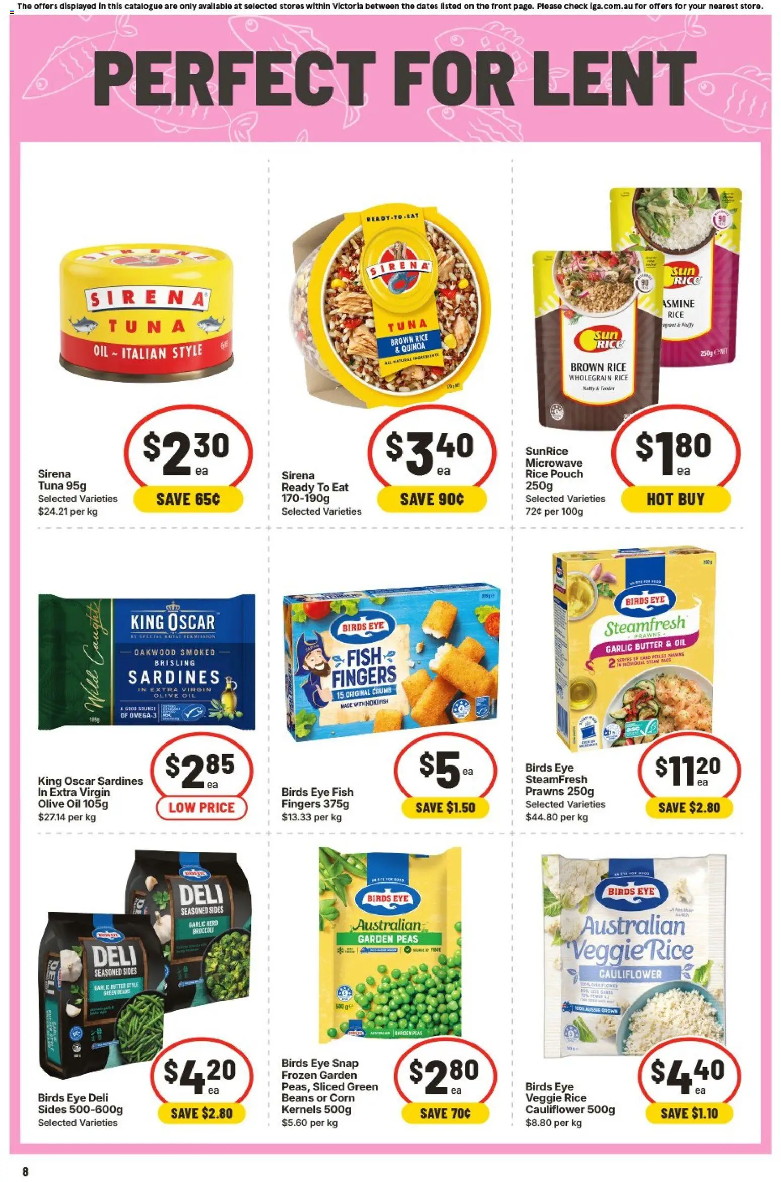 IGA catalogue  - page 11- valid from 04/03/2026