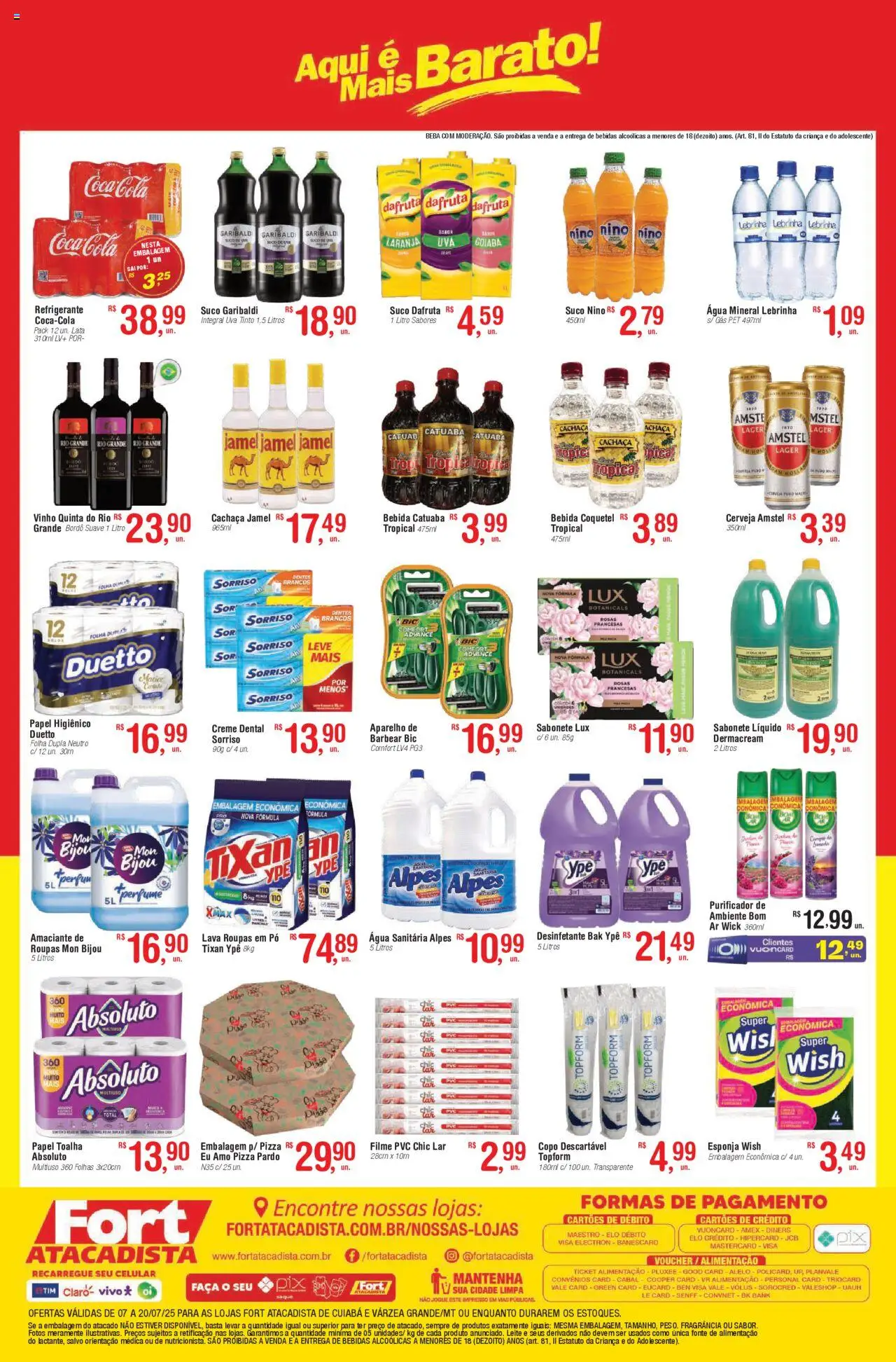 Fort Atacadista - Ofertas Food Service - página 4- válido a partir de 07/07/2025
