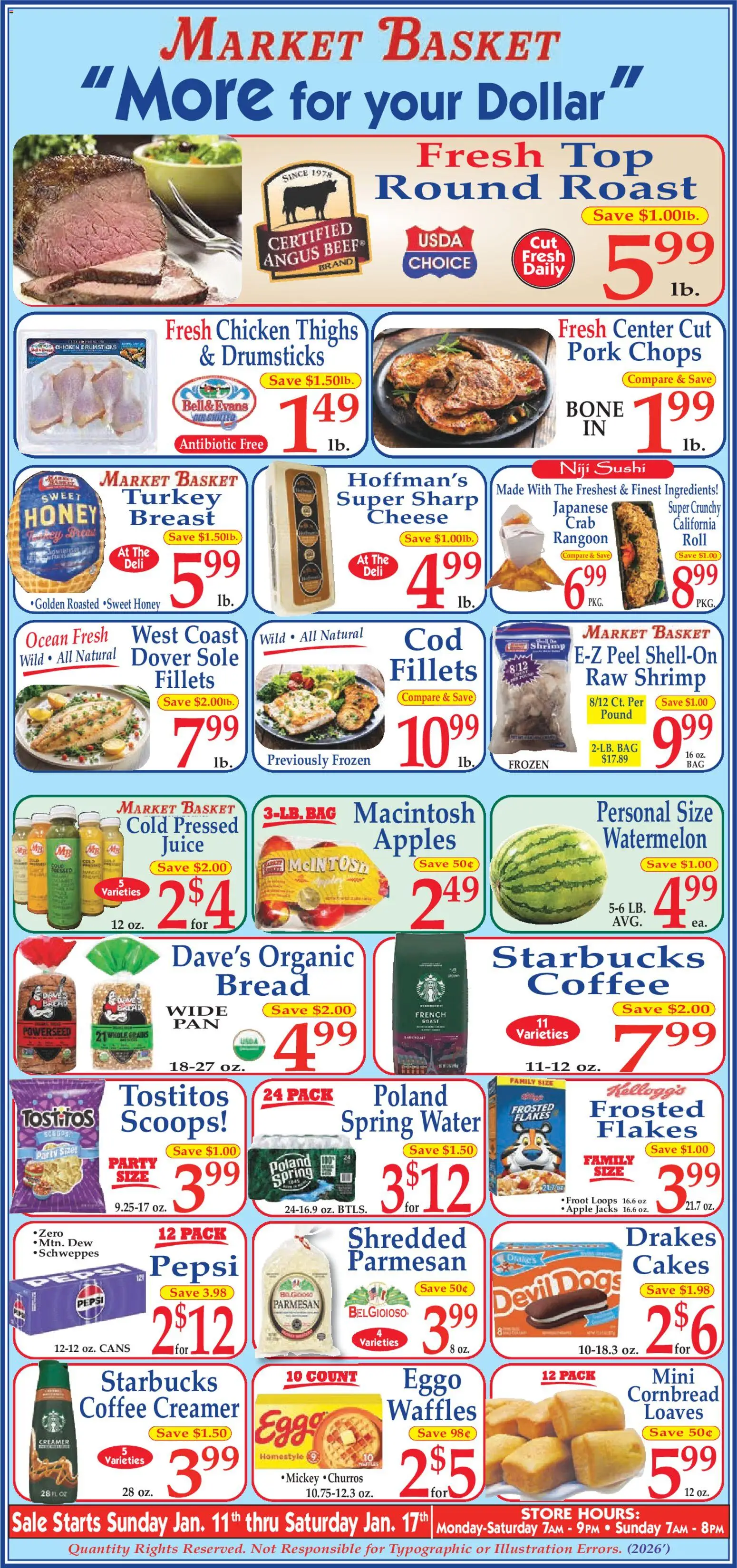 Market Basket Ad - page 1- valid from 01/11/2026