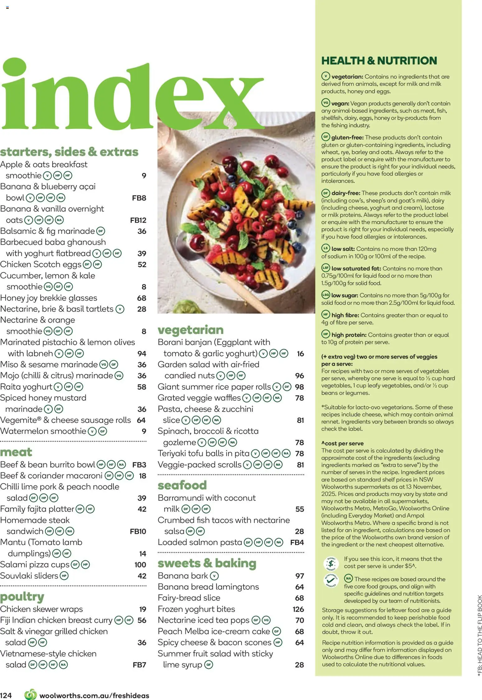 Woolworths Fresh Ideas Magazine - page 124- valid from 14/01/2026