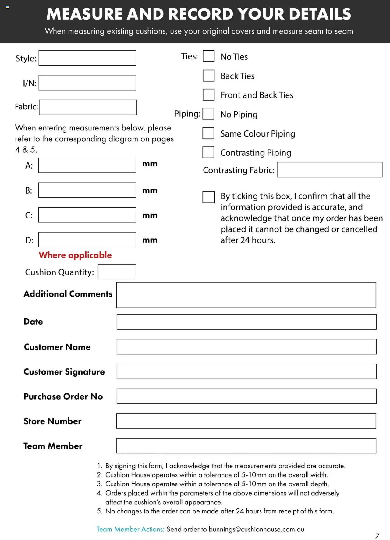 Bunnings Warehouse Cushion house Brochure - page 7- valid from 28/11/2024