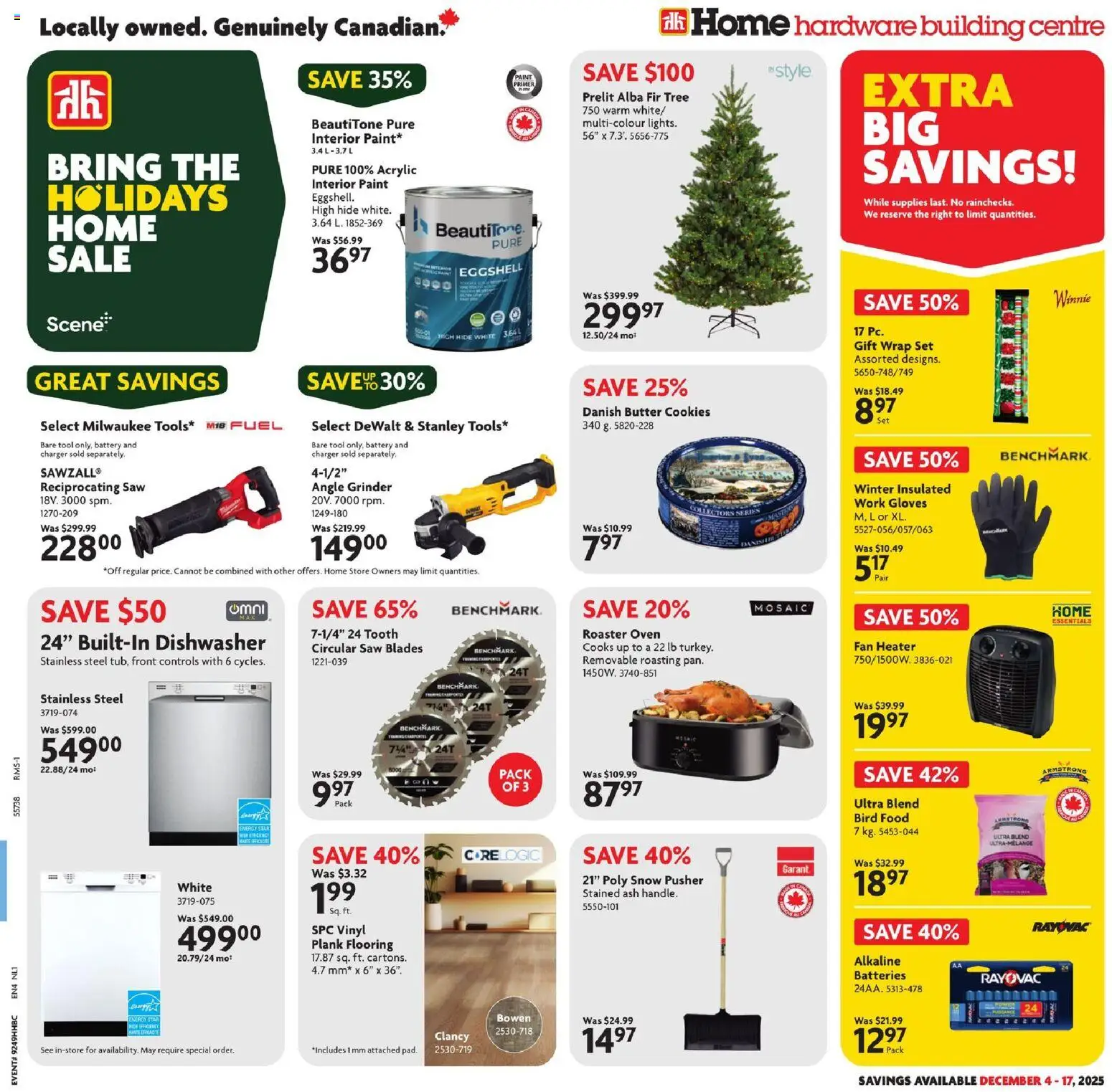 Home Hardware weekly flyer / circulaire - page 1- valid from Dec 4, 2025