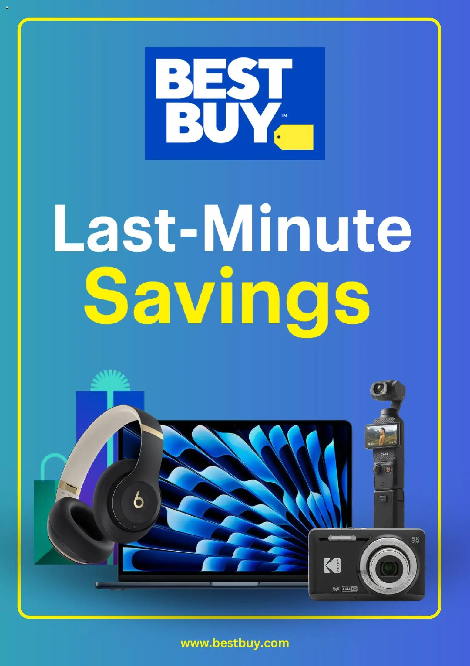 Best Buy Weekly Ad - page 1- valid from 12/22/2025