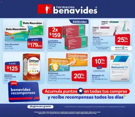Farmacia Benavides catálogo válido desde 01/01/2026