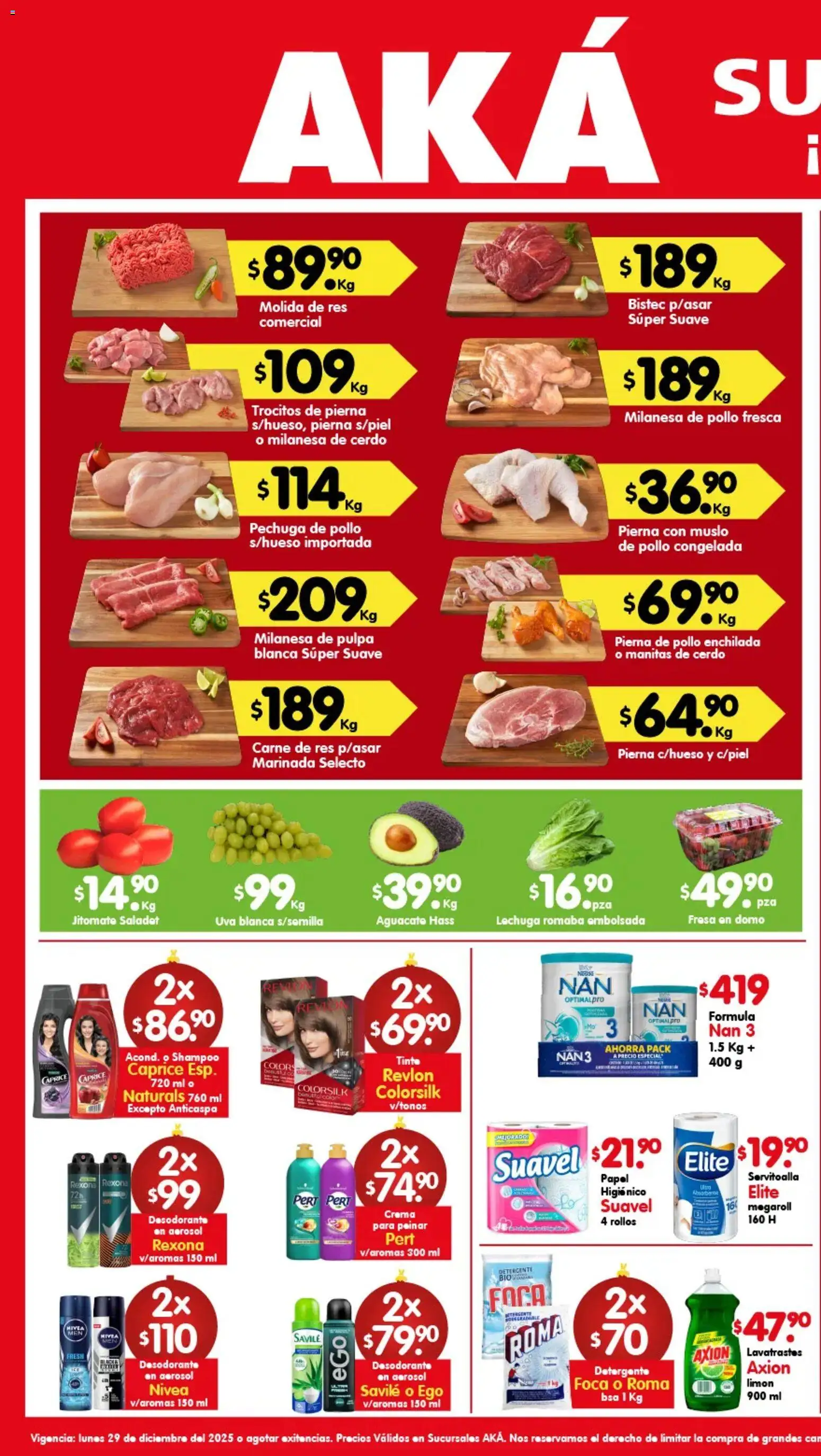 Arteli folleto Aká Super Bodega Foraneas - página 1- válido desde 29/12/2025